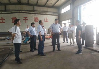 肥城市市長殷錫瑞來企業(yè)視察